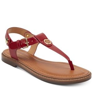 Tommy Hilfiger Women’s Red Sandal size 9.5M